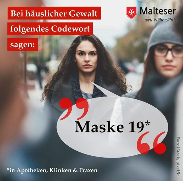 Plakat Codewort "Maske 19"