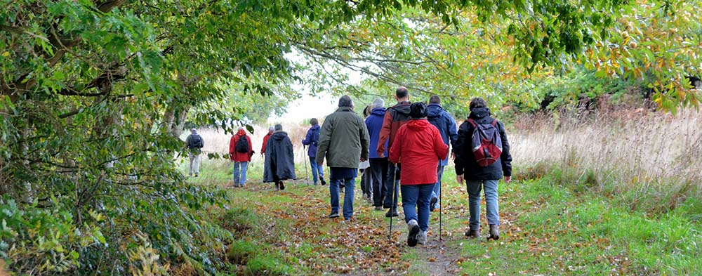 Menschen wandern